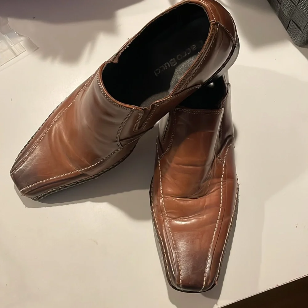 Bacco Bucci ‎ Men's shades of brown Leather Loafers